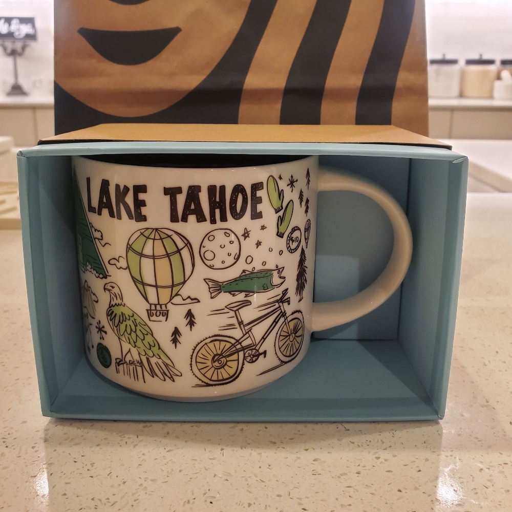 LAST ONE Starbucks Been There Series- Brand New Lake Tahoe 14oz mug w/box